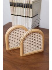 Hazeran | Kitap Tutucu | Kitaplık Dekorasyon | 2'li Set | 12,5X13X7 cm